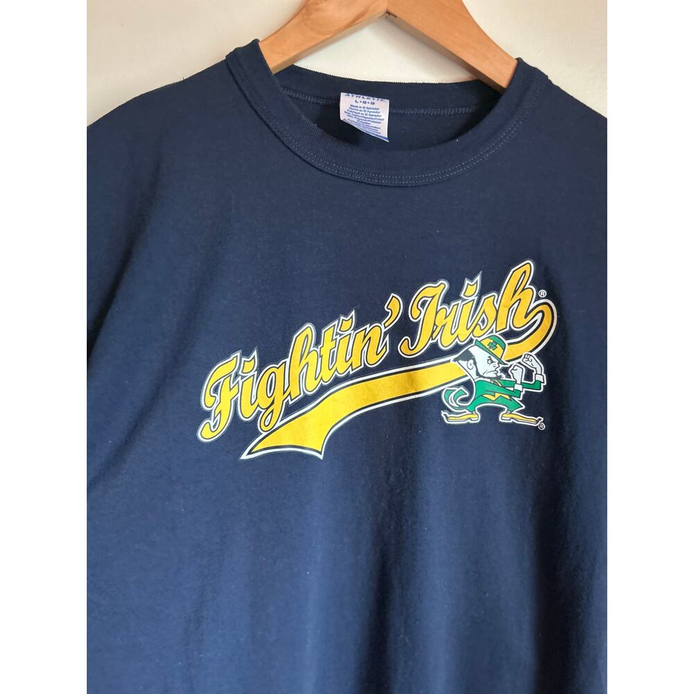 Vintage Notre Dame Fighting Irish Tango Mango #1 T-Shirt Russell Athletic L